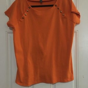 Lauren Ralph Lauren Orange XXL top